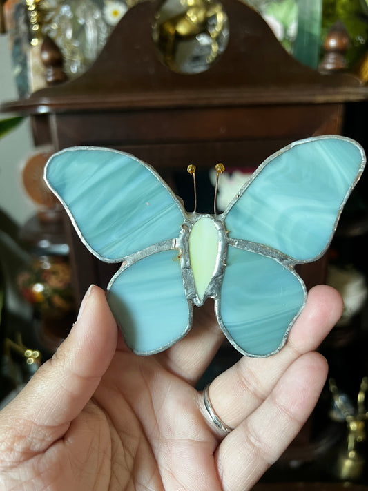 stained glass butterflies