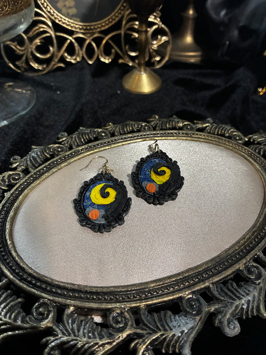 Nightmare Before Christmas Inspired Earrings