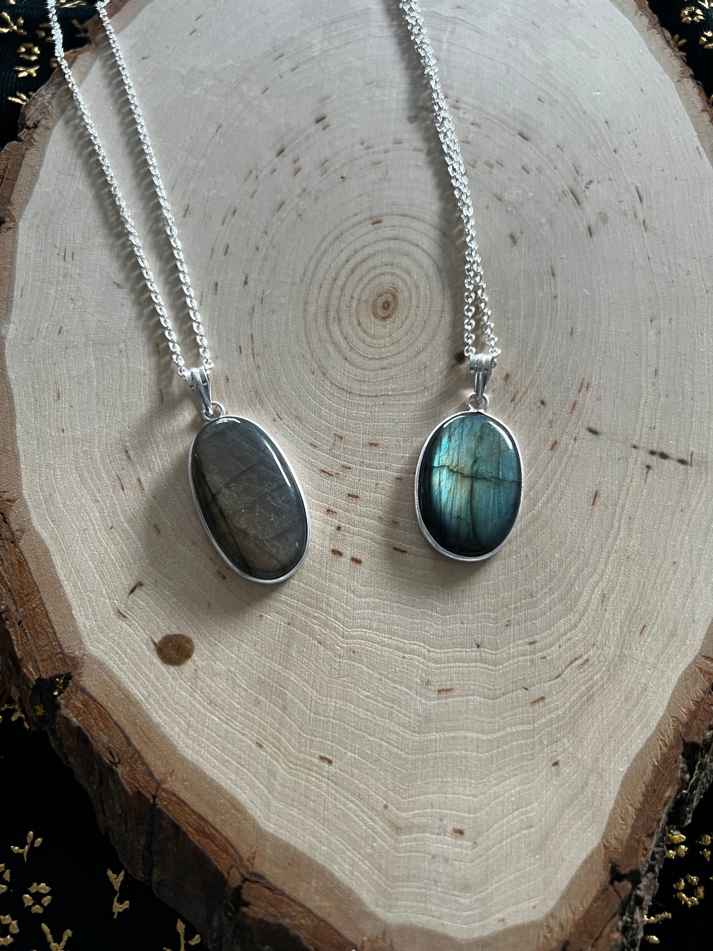 Labradorite necklaces