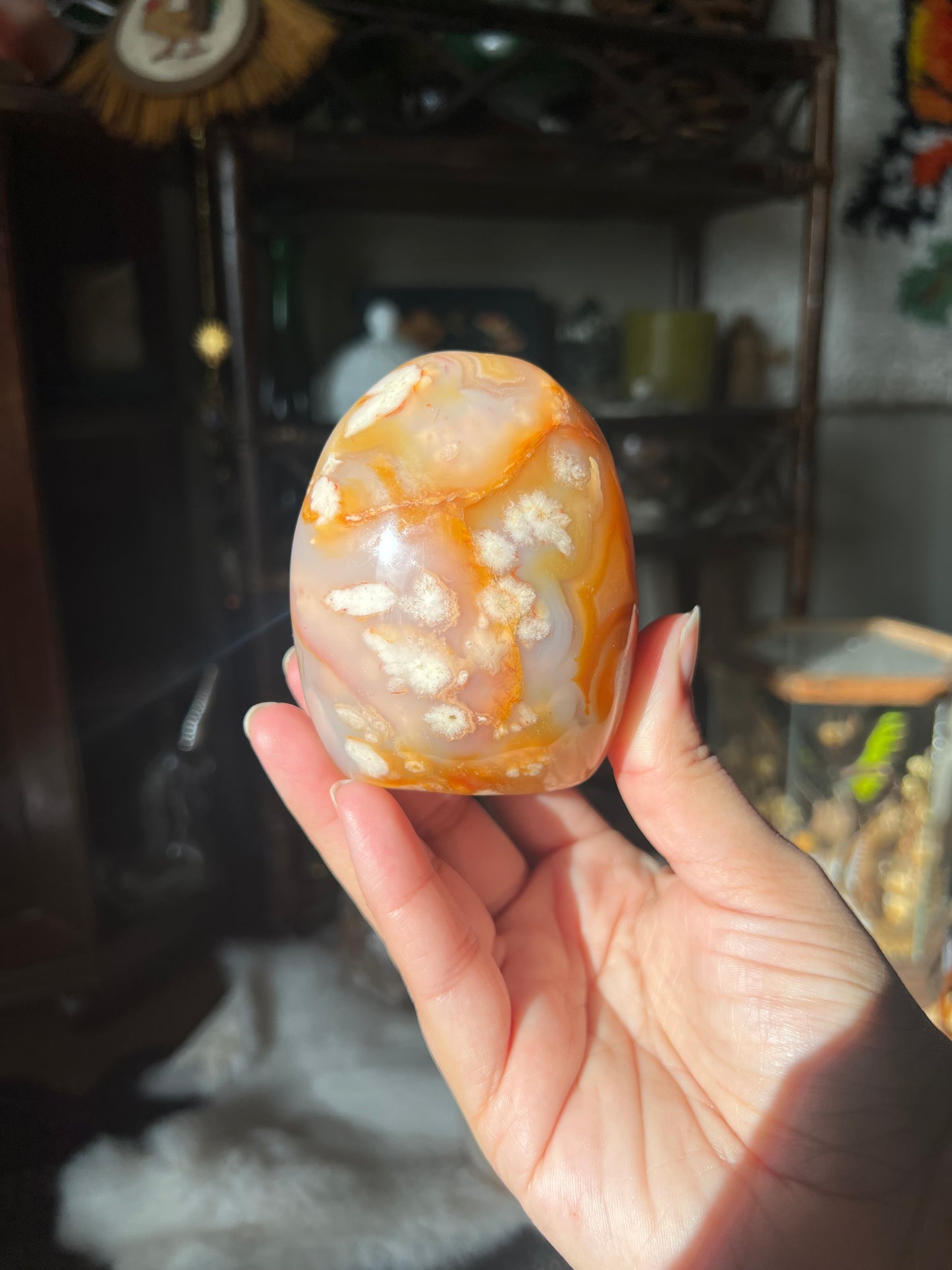 Flower Agate Freeforms