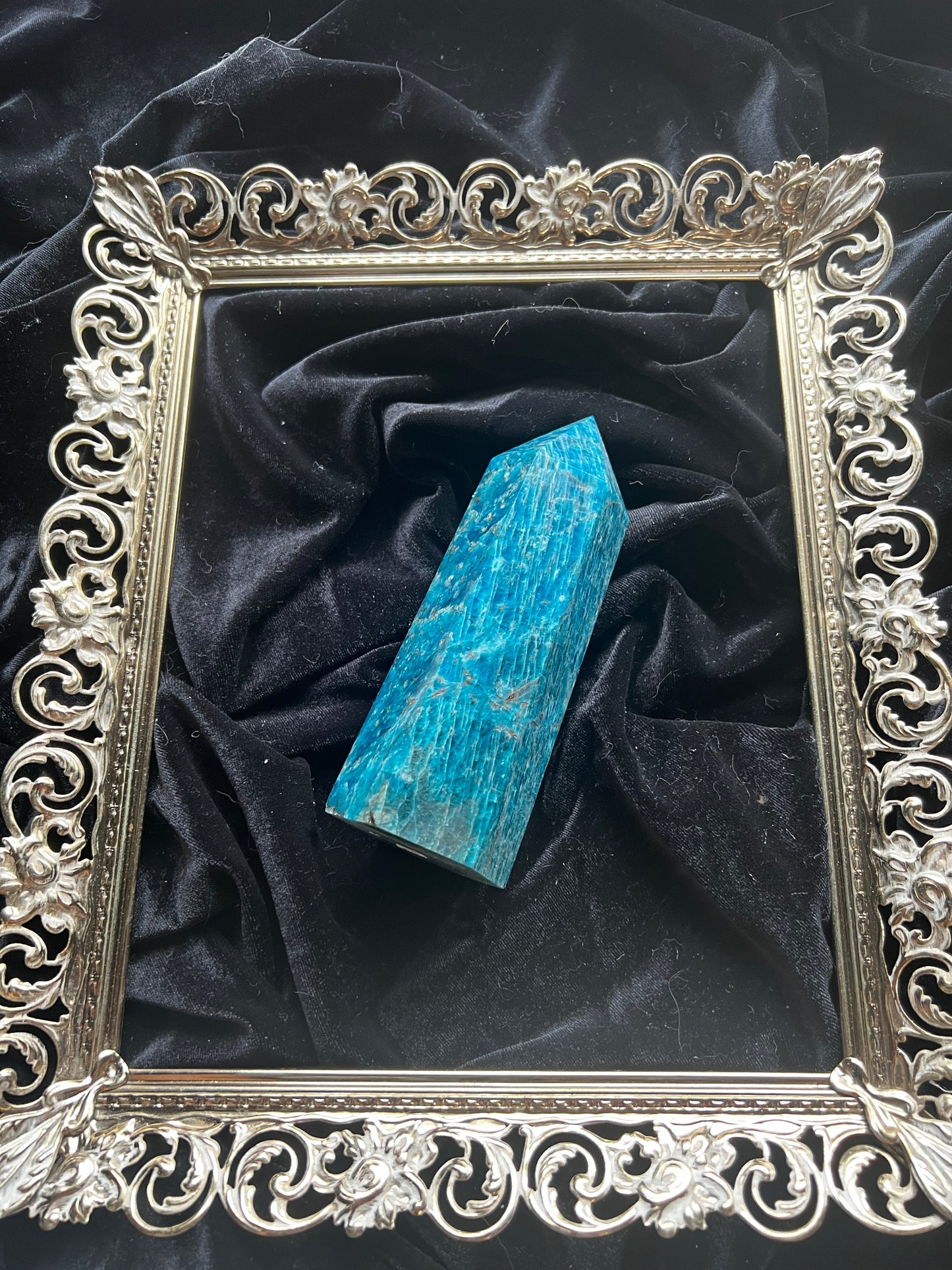 blue apatite statement towers