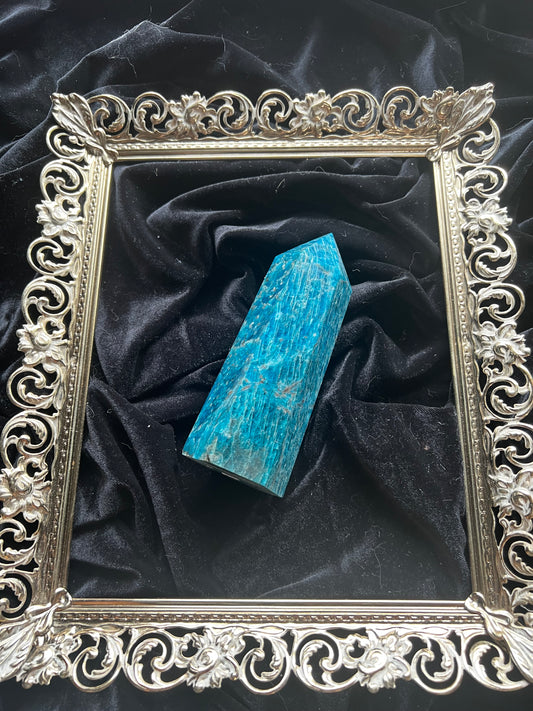 blue apatite statement towers