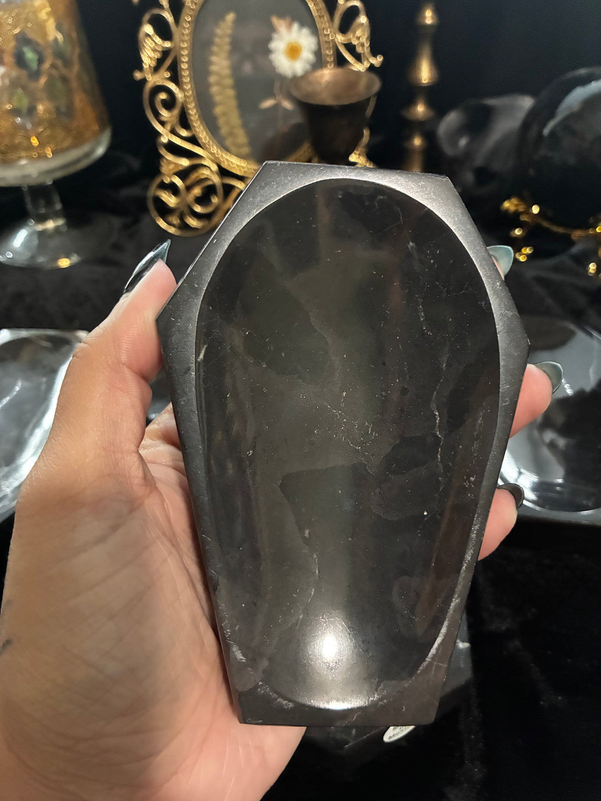 Marble Coffin Trinket Dishes