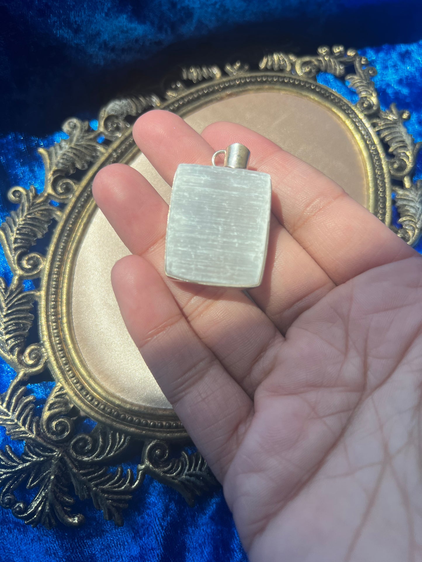 Satin Spar/ Selenite Pendant