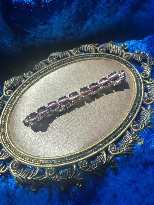 Purple Catseye Bracelet