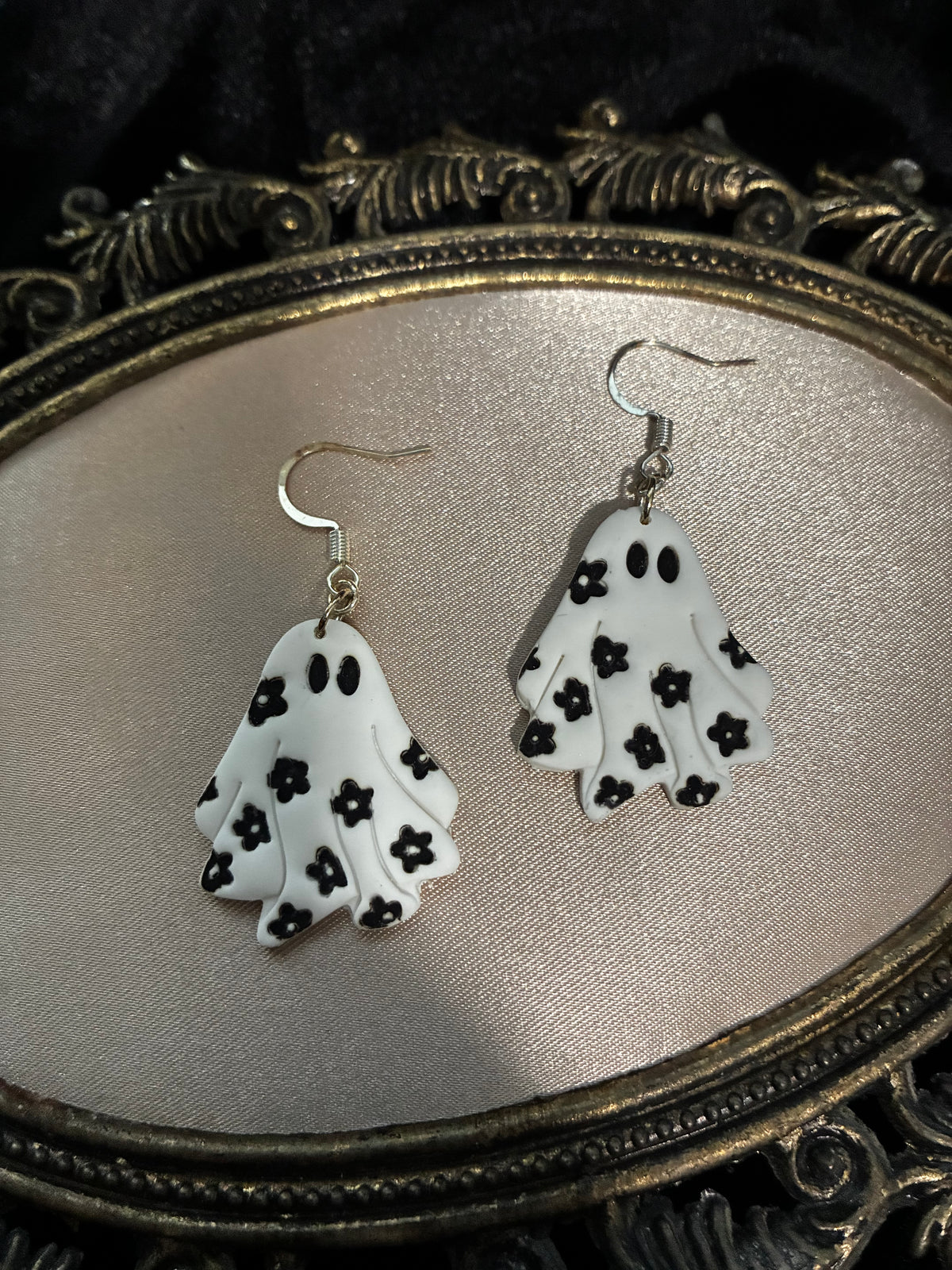 Floral Ghostie Earrings