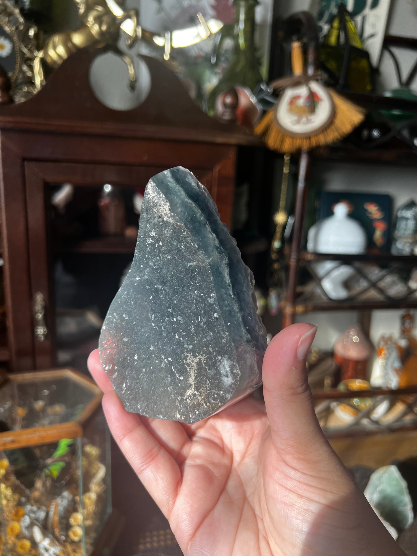 Front Polished Fluorite Freeforms