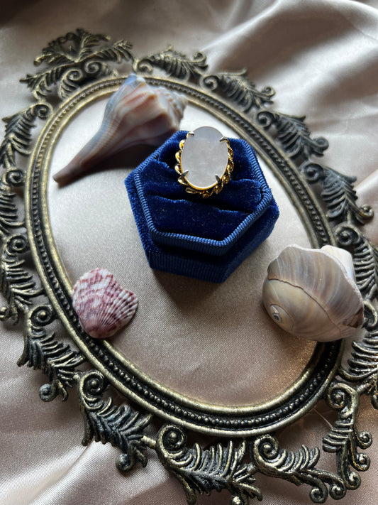 Abalone Shell Gold Toned Ring