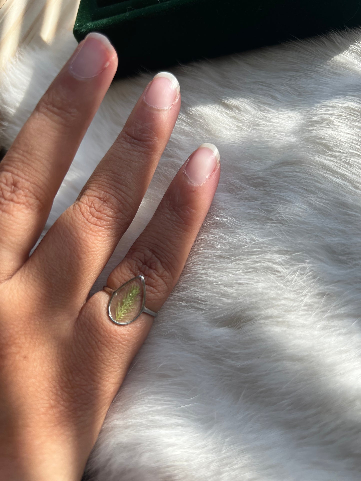 Pressed Floral Resin Rings