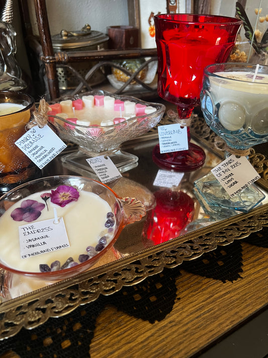 Vintage Vessel Valentine’s Day Candles