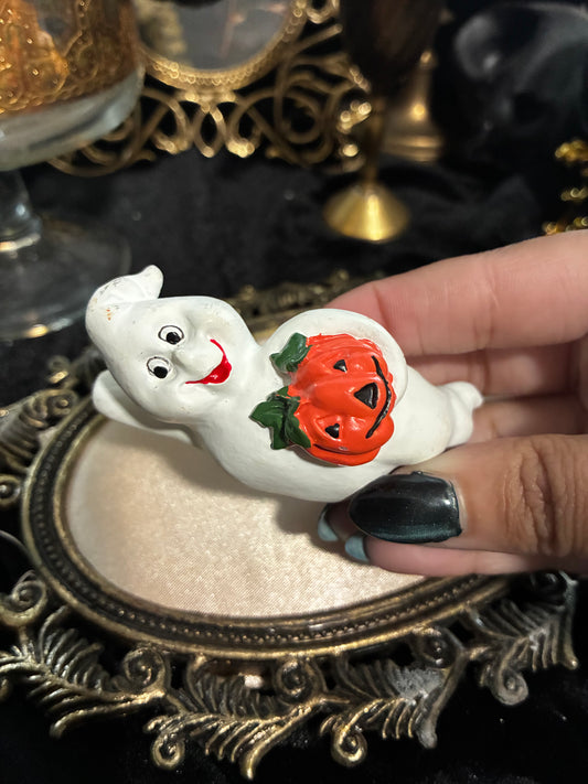 Vintage Ghost and Witch Figurines