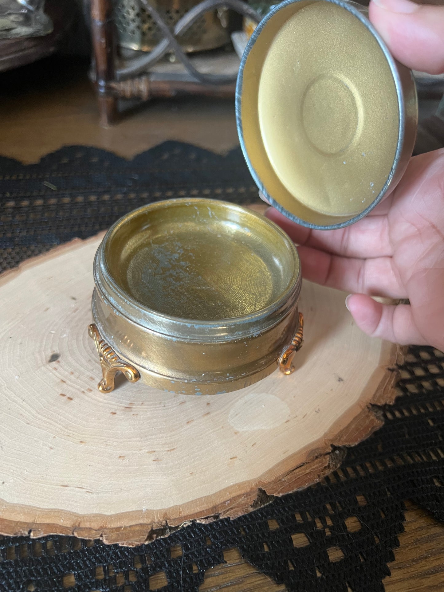 Vintage Metal Container