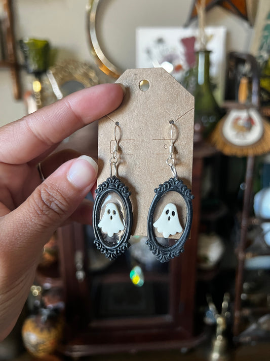 Ghost Frame Earrings