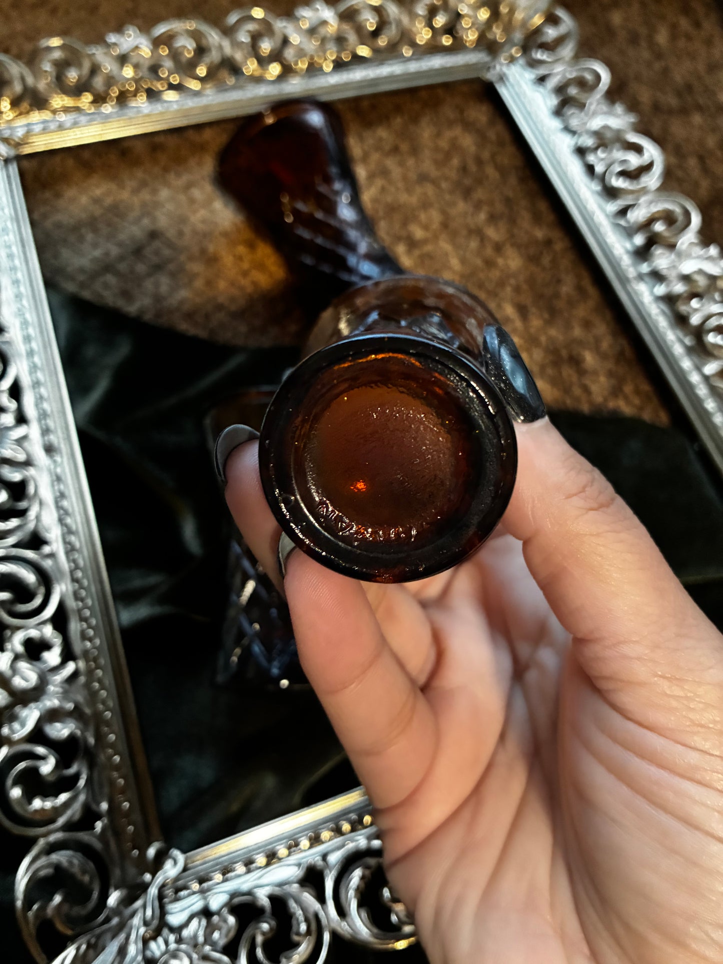 Dark Brown Match Holders