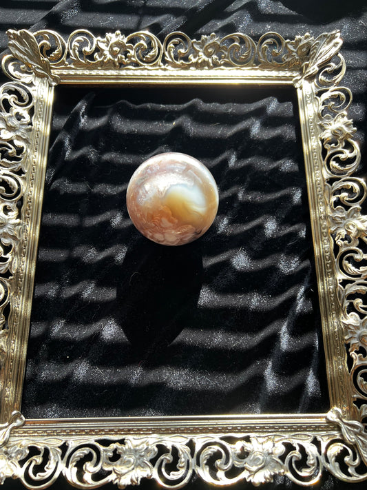 Flower Agate Sphere