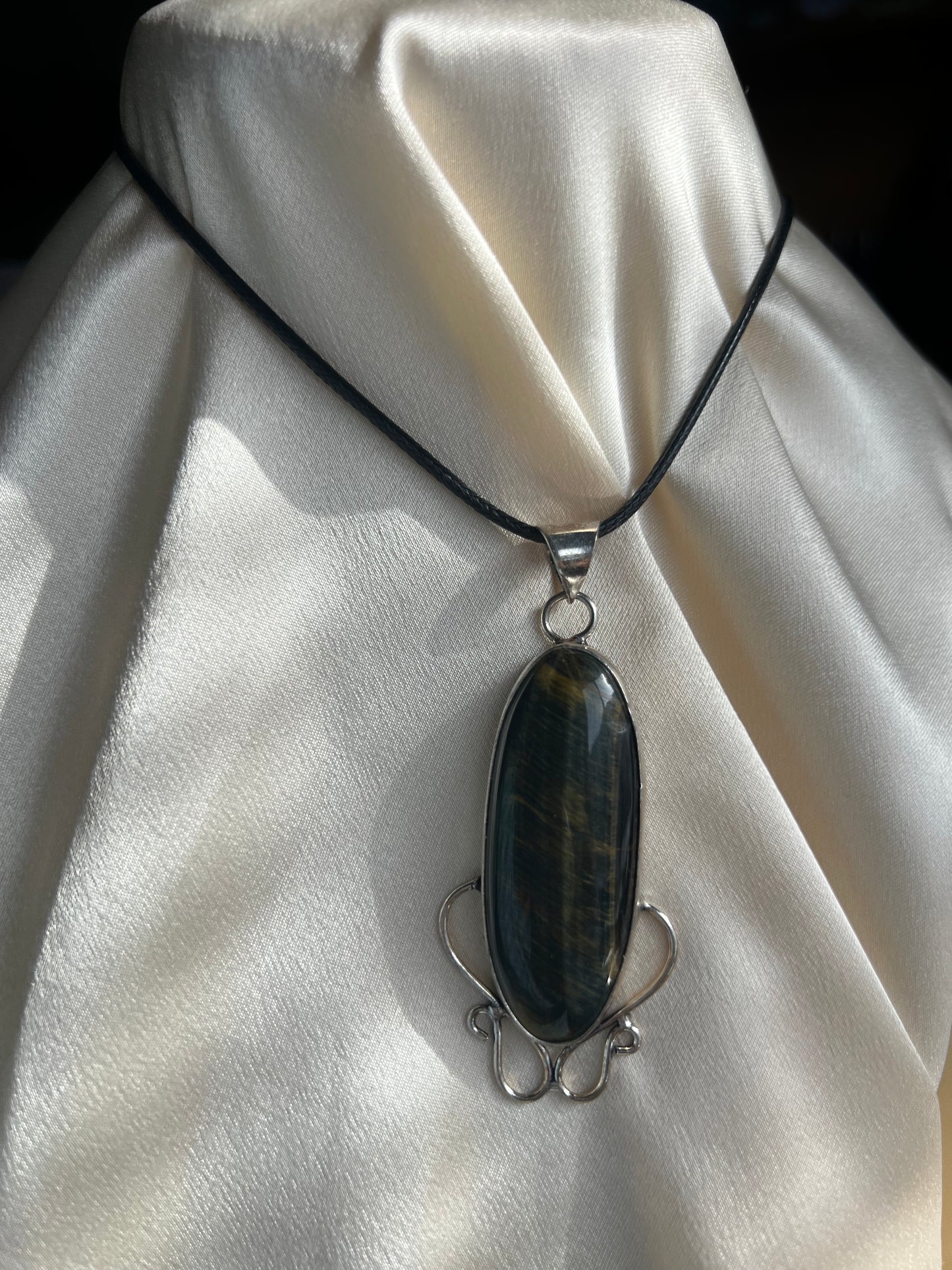 Blue Tiger’s Eye Necklace