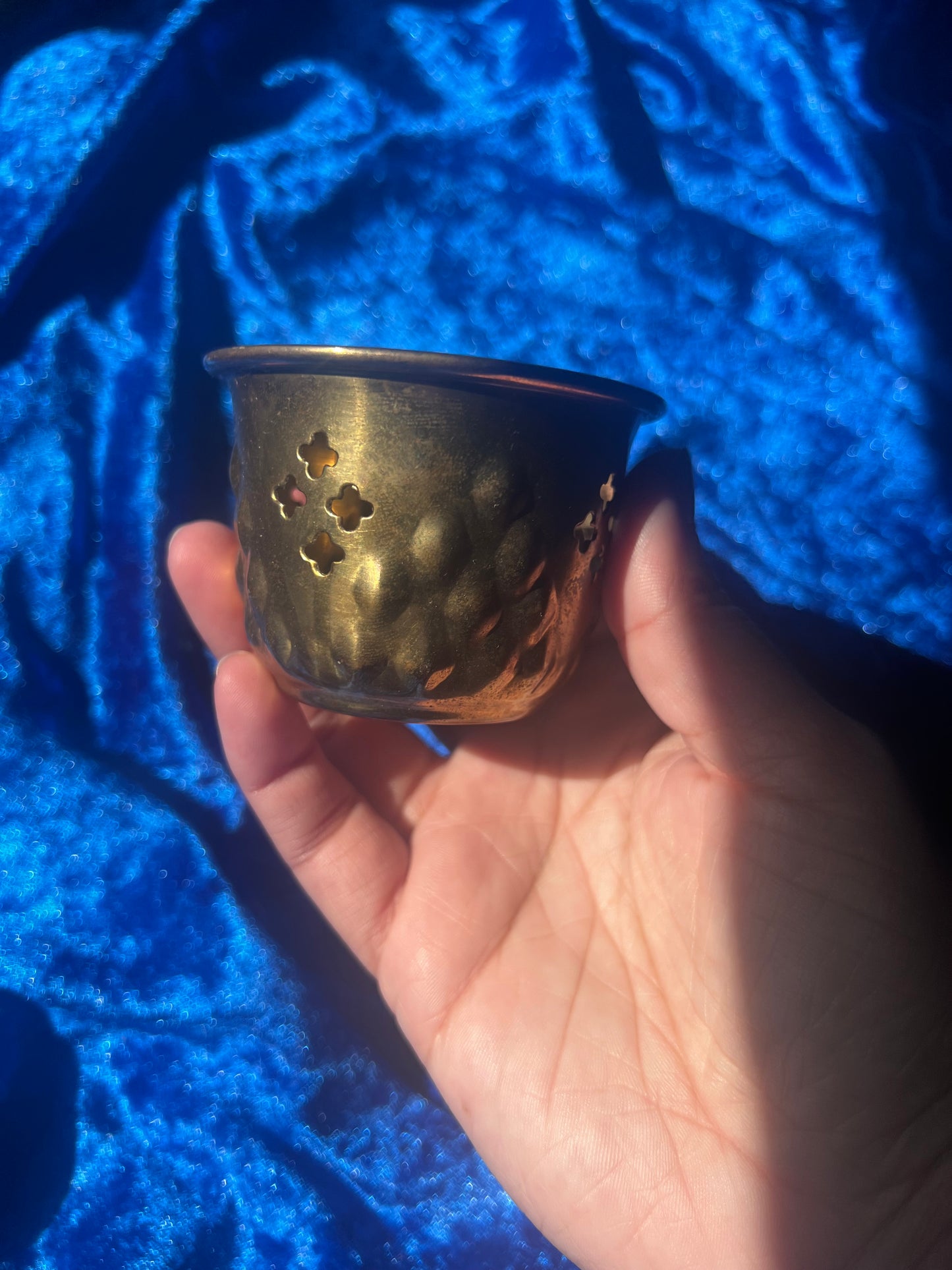 Small Brass Candle Holder