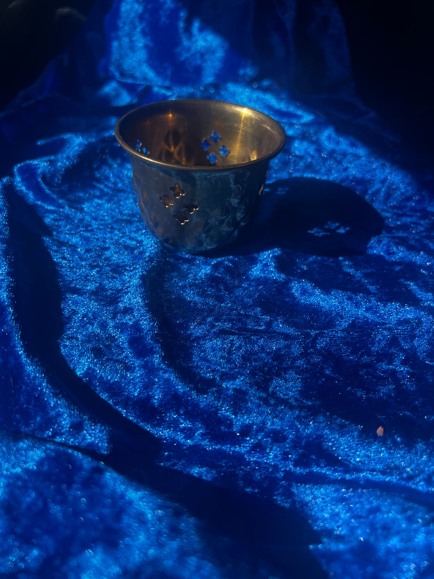 Small Brass Candle Holder