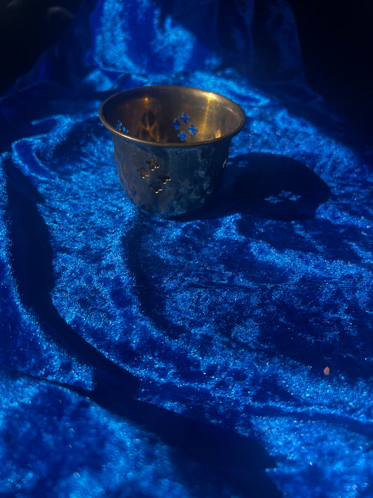 Small Brass Candle Holder