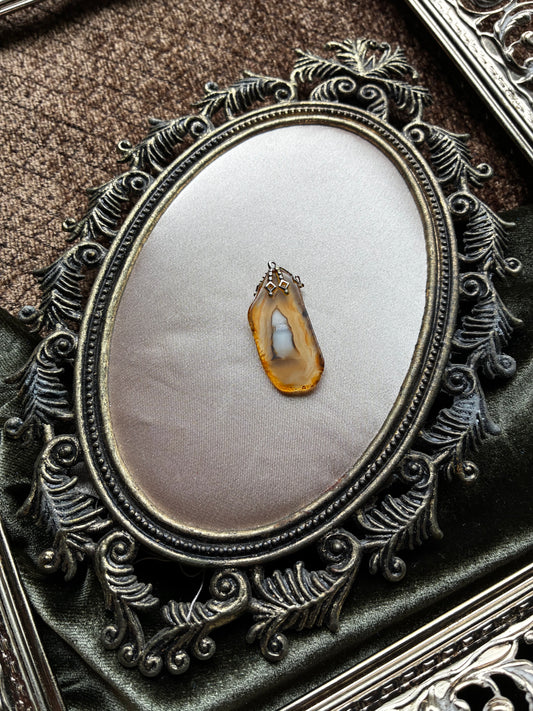Agate Slice Pendant