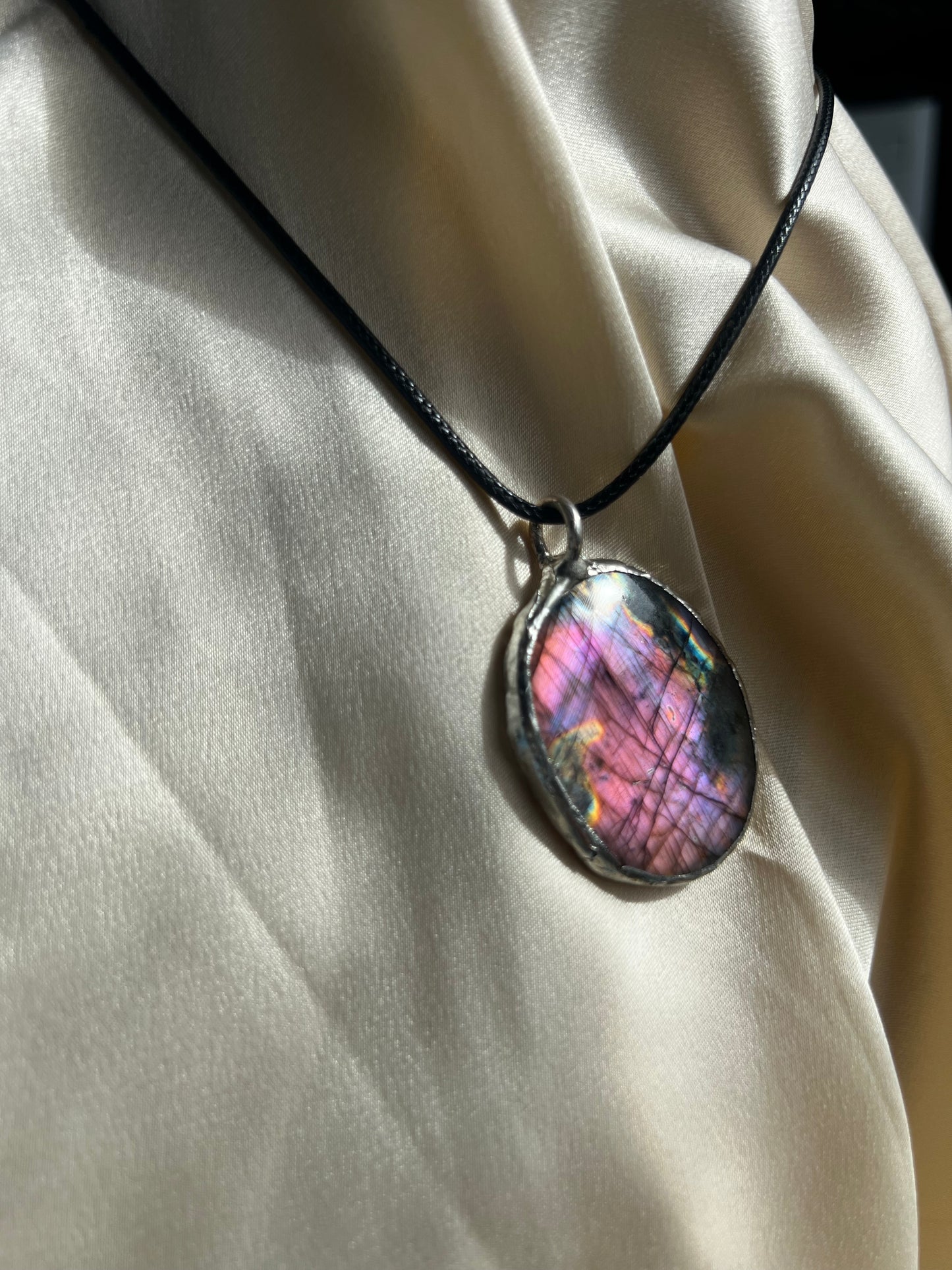 Soft Soldered Labradorite Necklaces