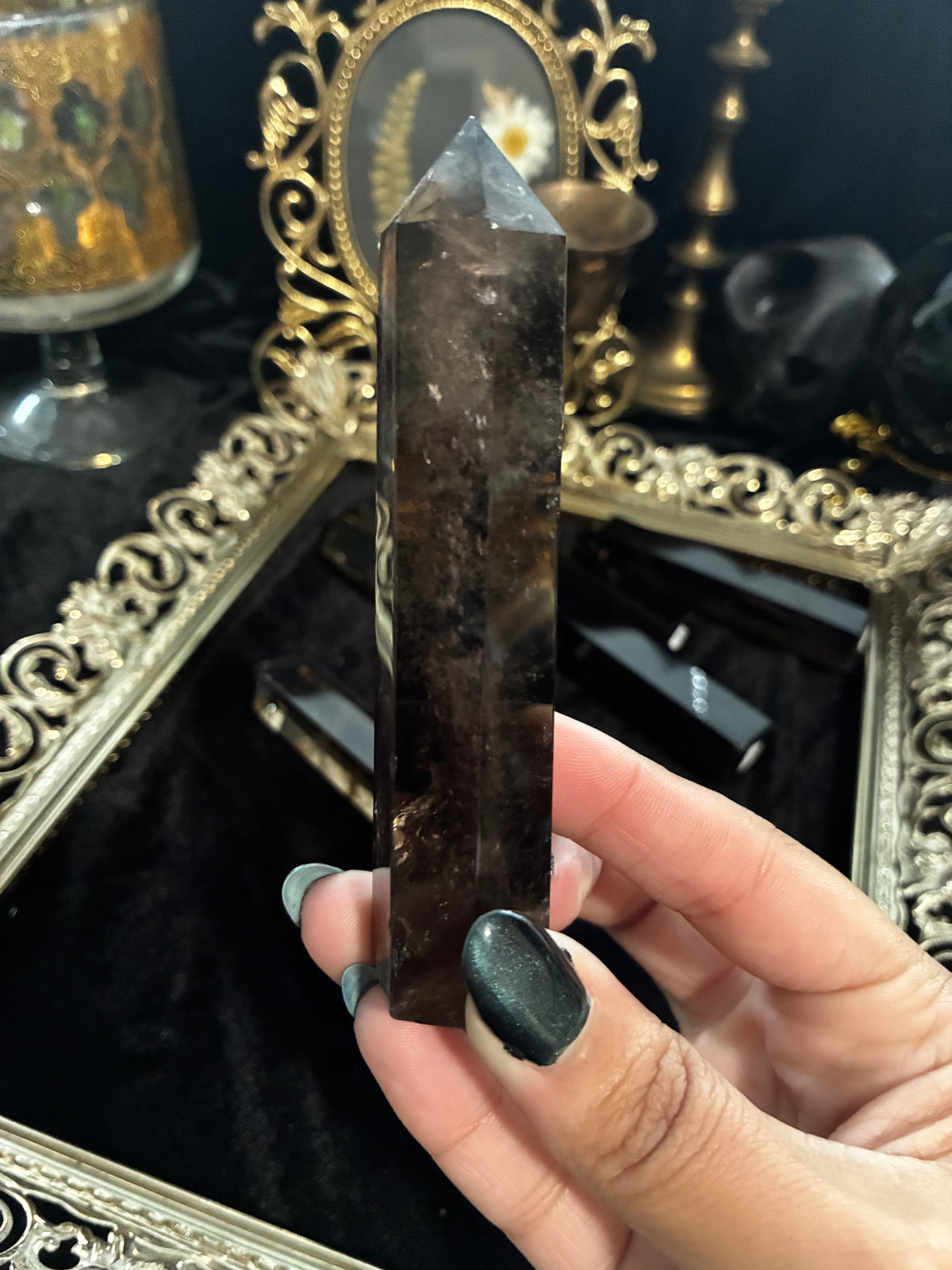 Smoky Quartz Tower