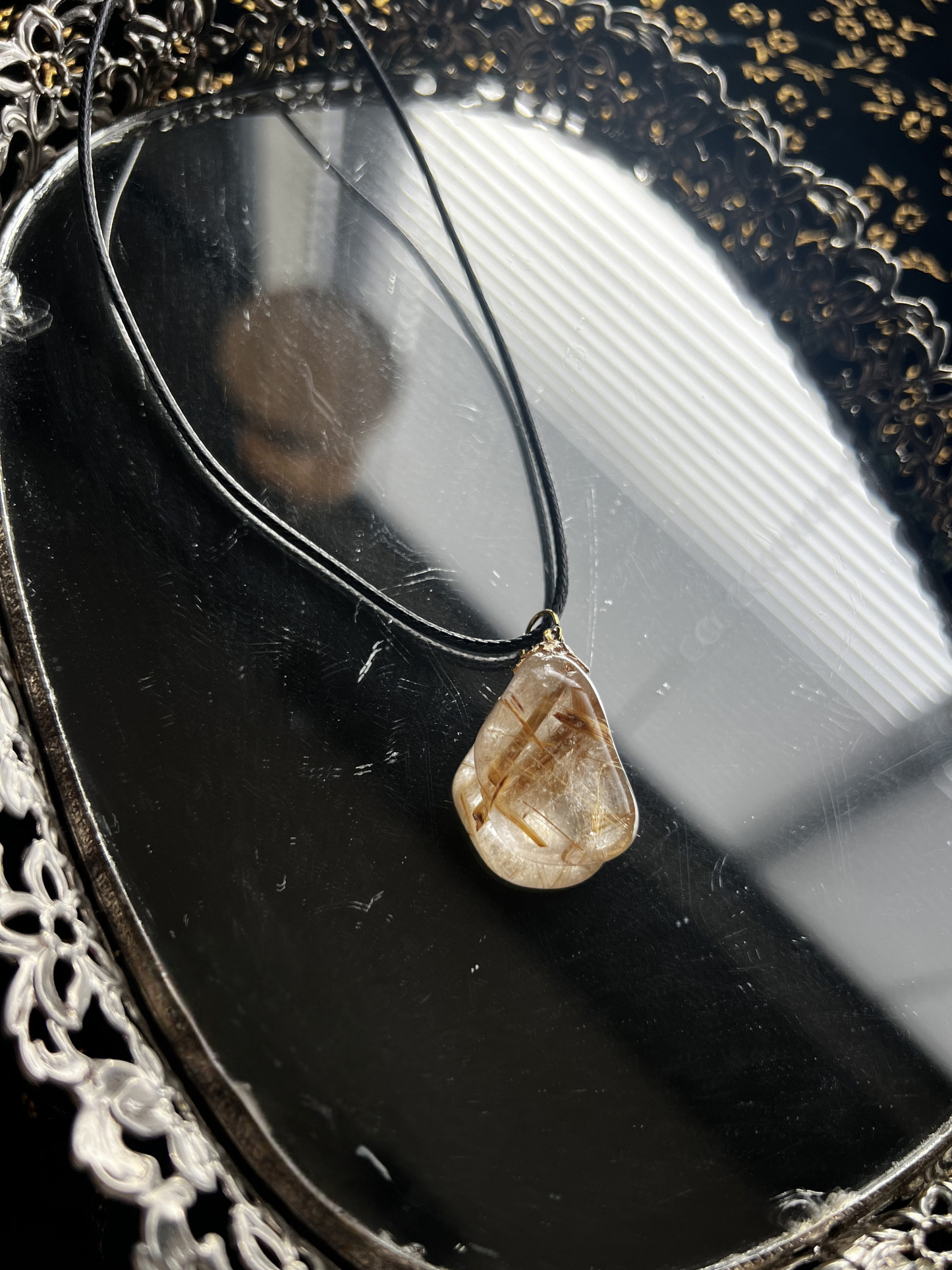 Golden Rutile Necklace