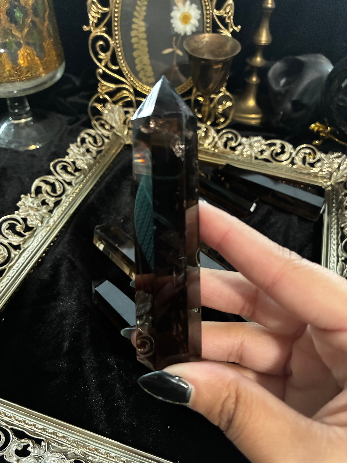 Smoky Quartz Tower