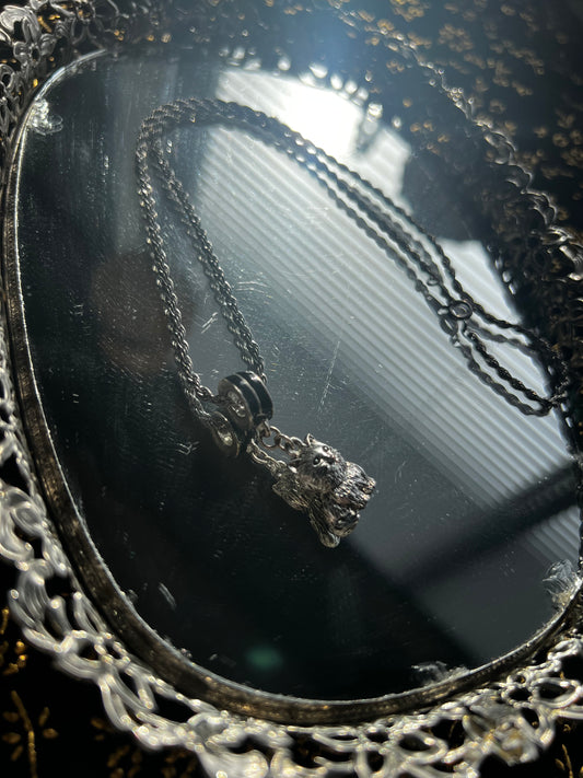 Pewter Cat Necklace