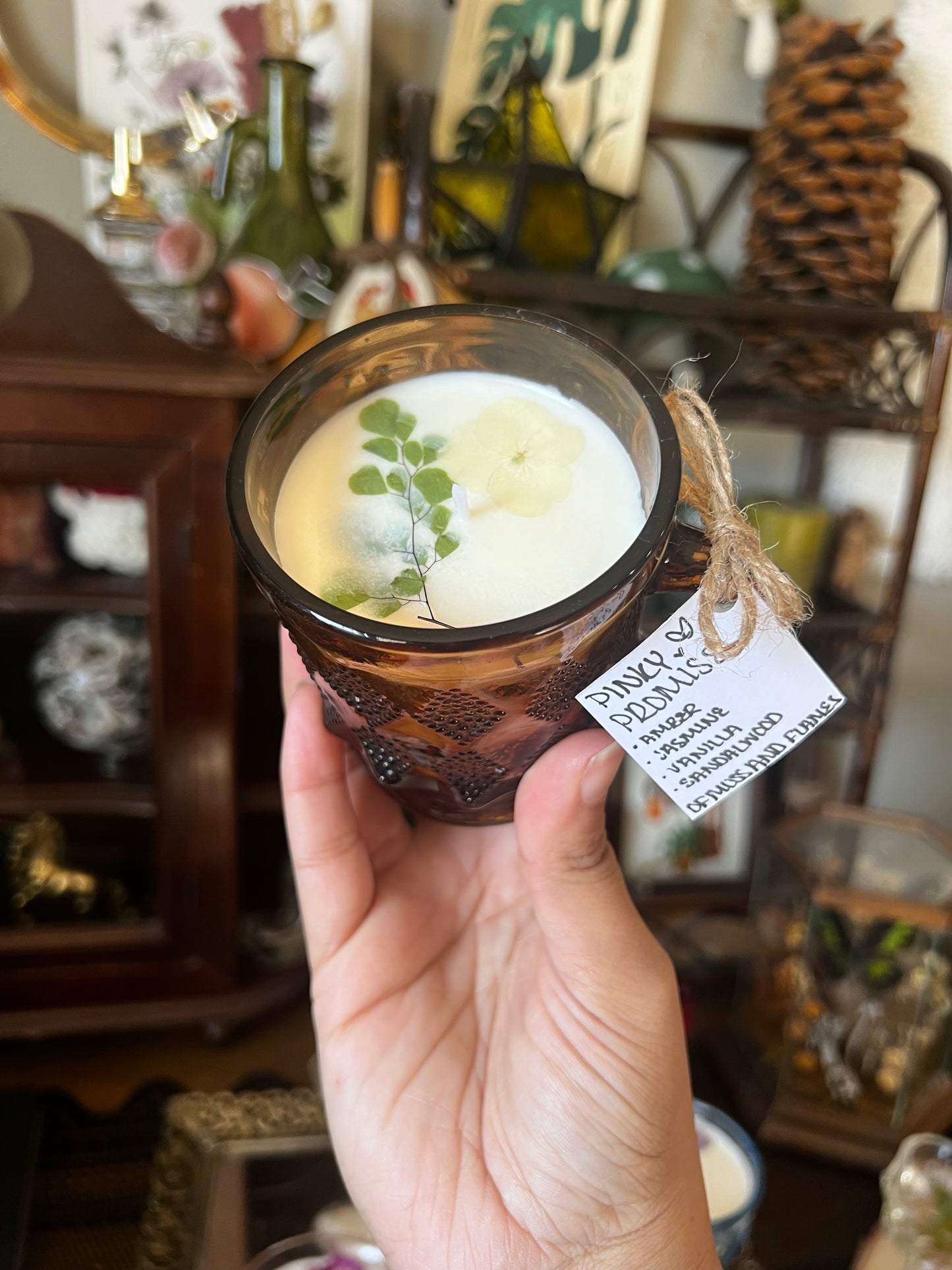 Vintage Vessel Valentine’s Day Candles