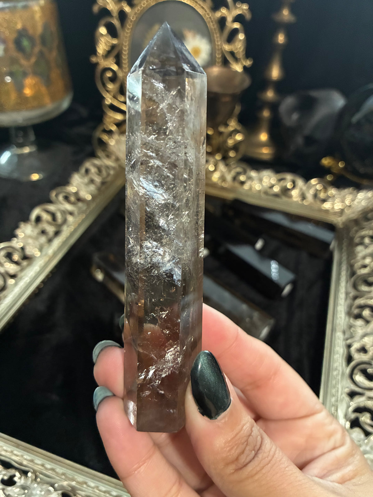 Smoky Quartz Tower