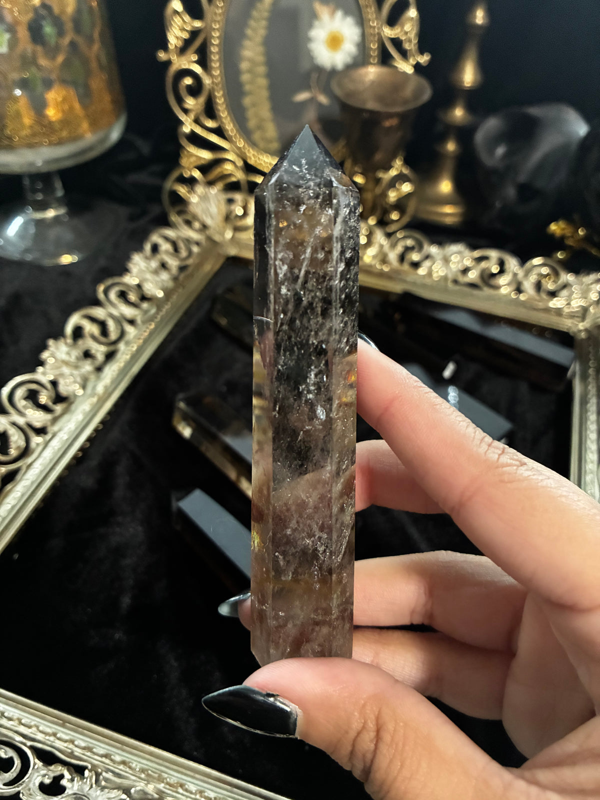 Smoky Quartz Tower