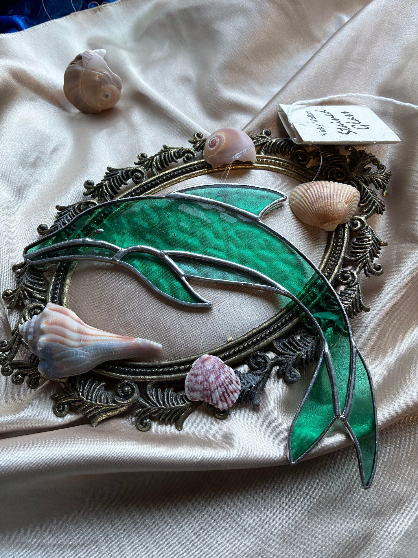Stained Glass Dolphin