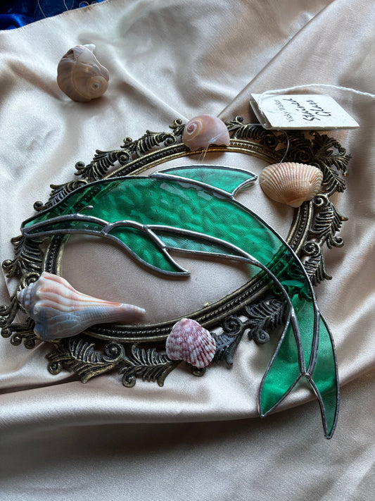 Stained Glass Dolphin