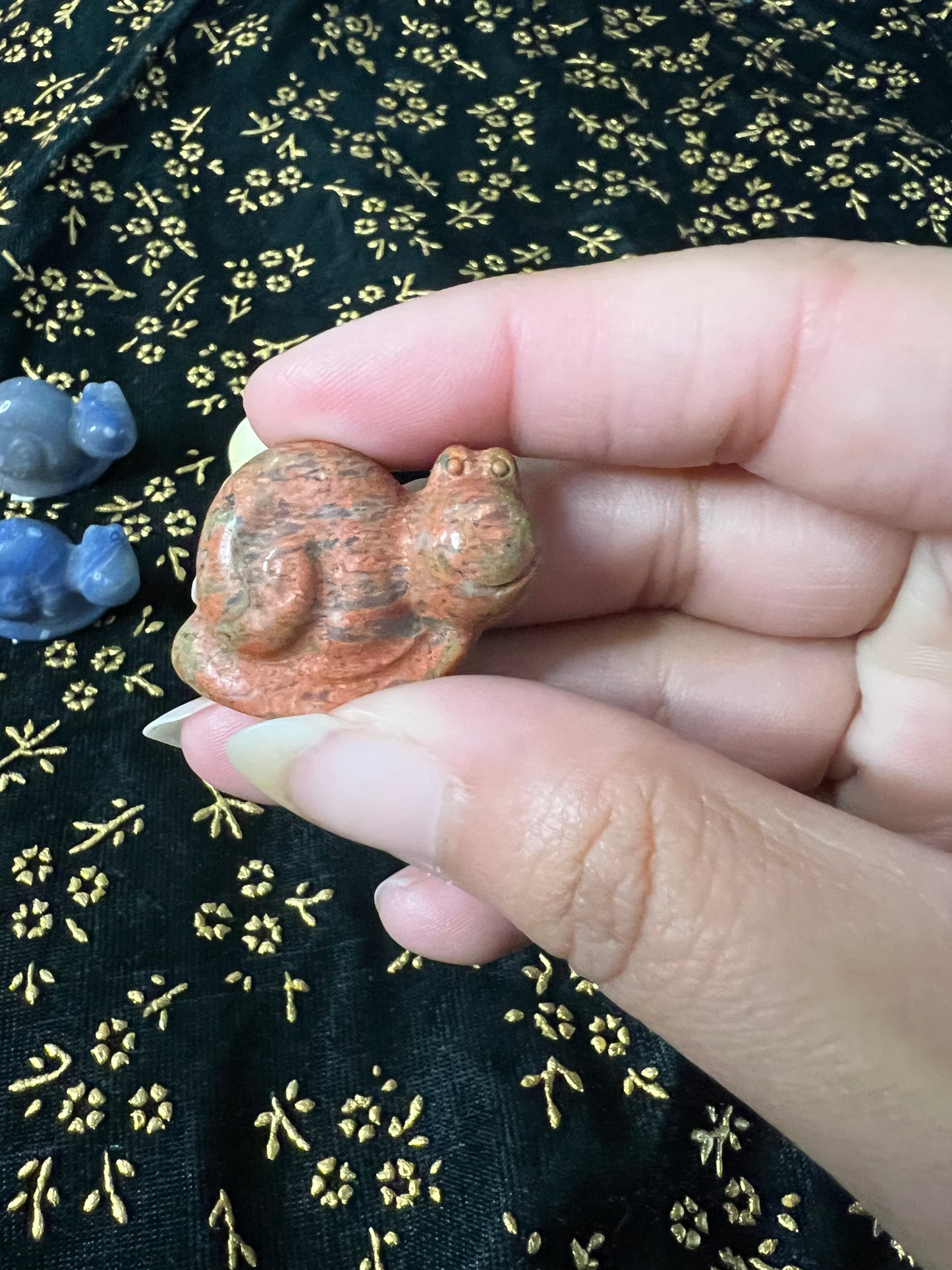 snail carvings