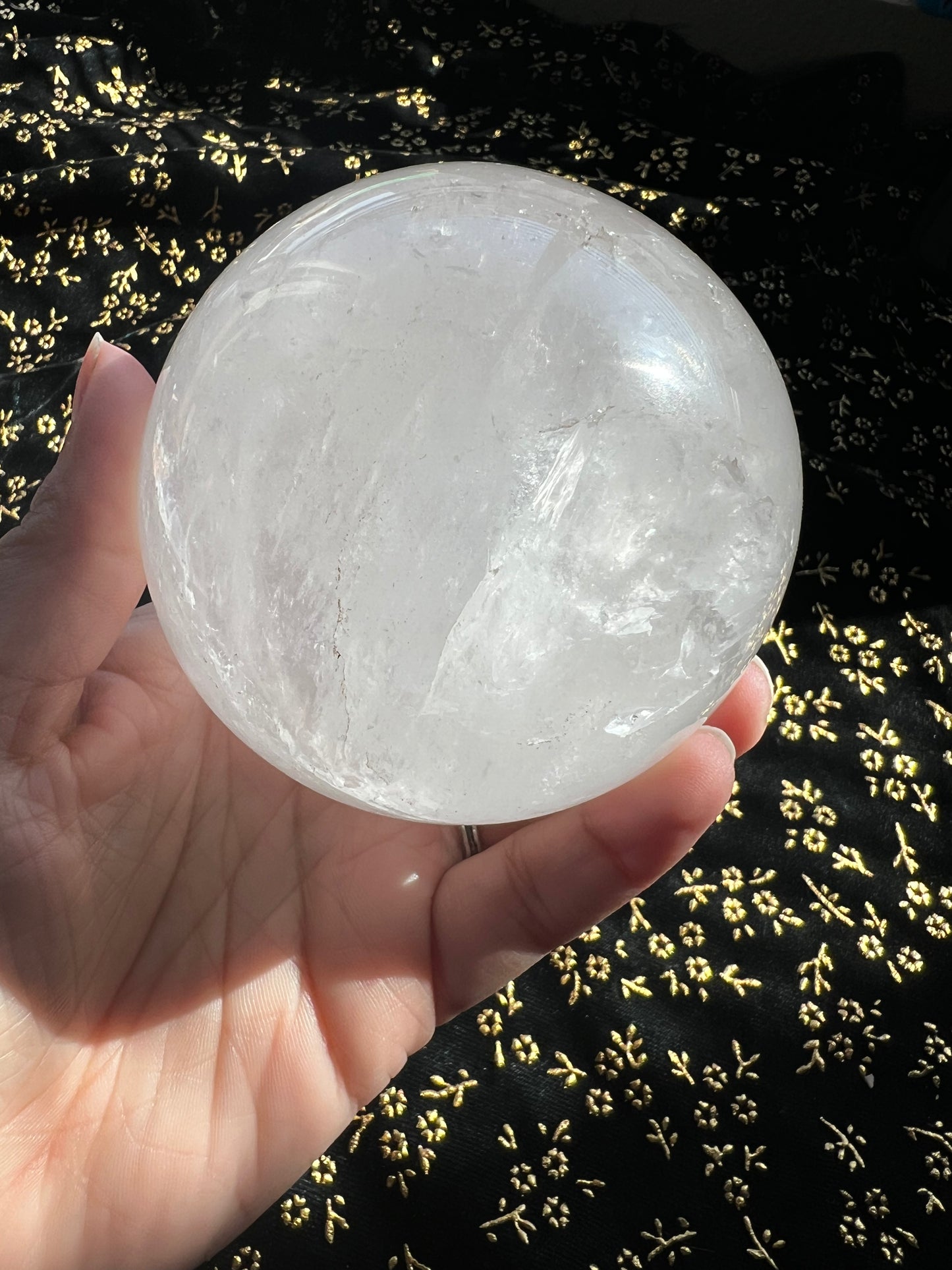 clear quartz spheres