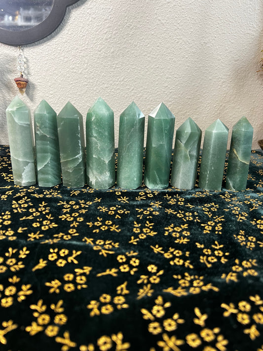 green aventurine towers