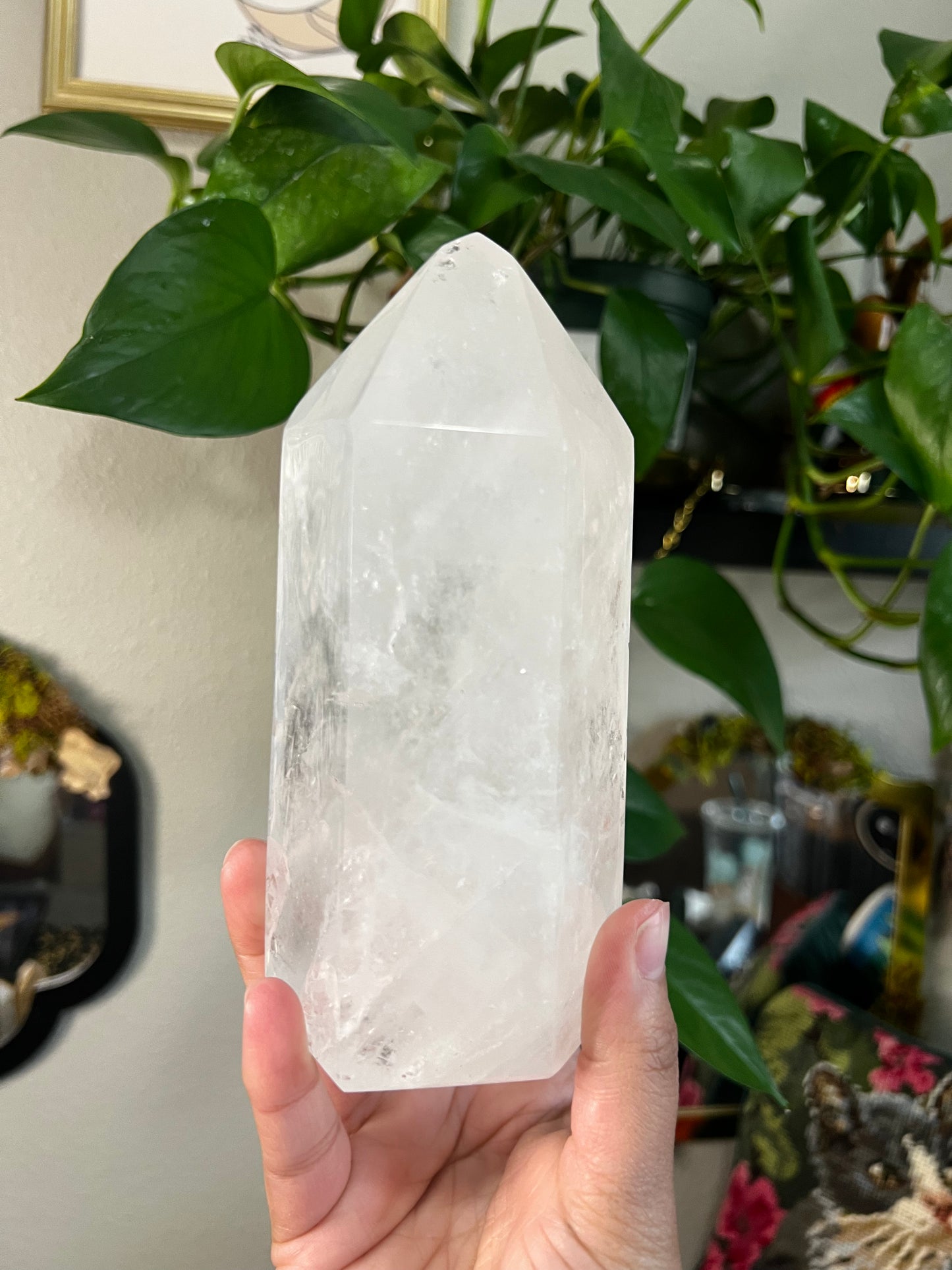 clear quartz statement towers