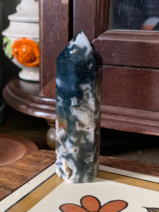 moss agate tower