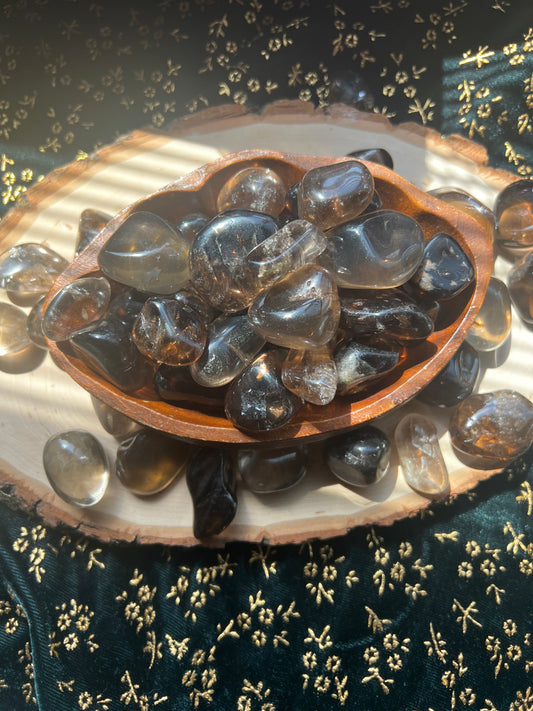 tumbled smoky quartz