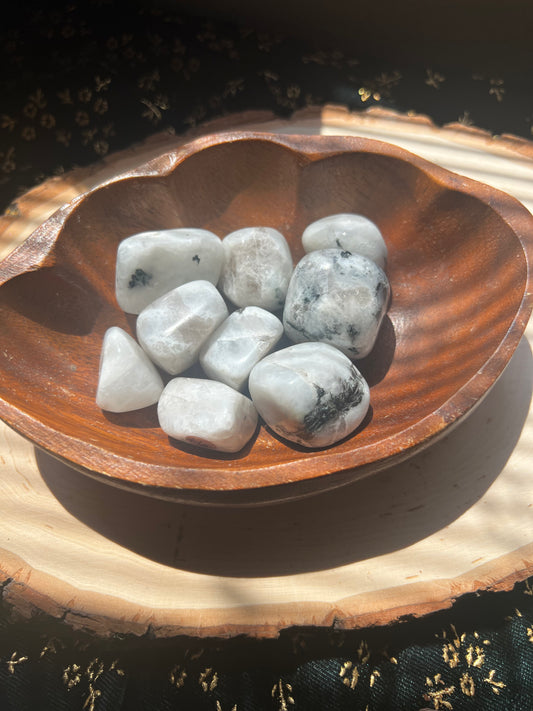 rainbow moonstone tumbles