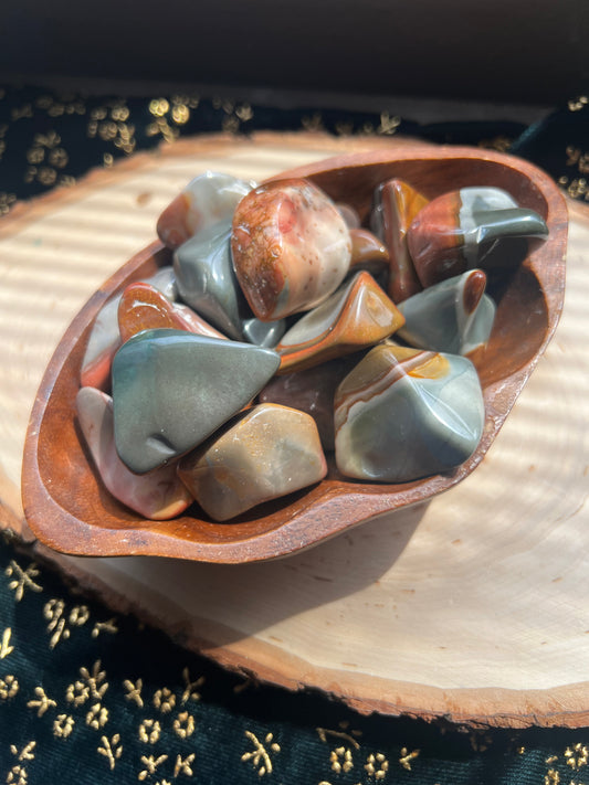 polychrome jasper tumbles