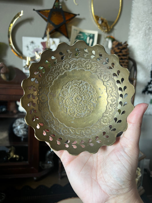 Brass Cut Out Dish