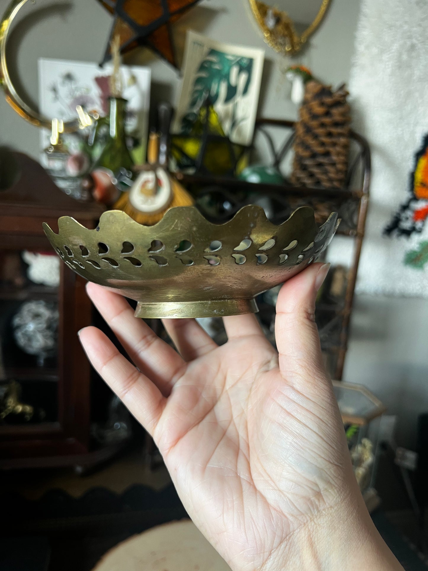 Brass Cut Out Dish