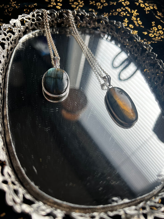 Labradorite necklaces