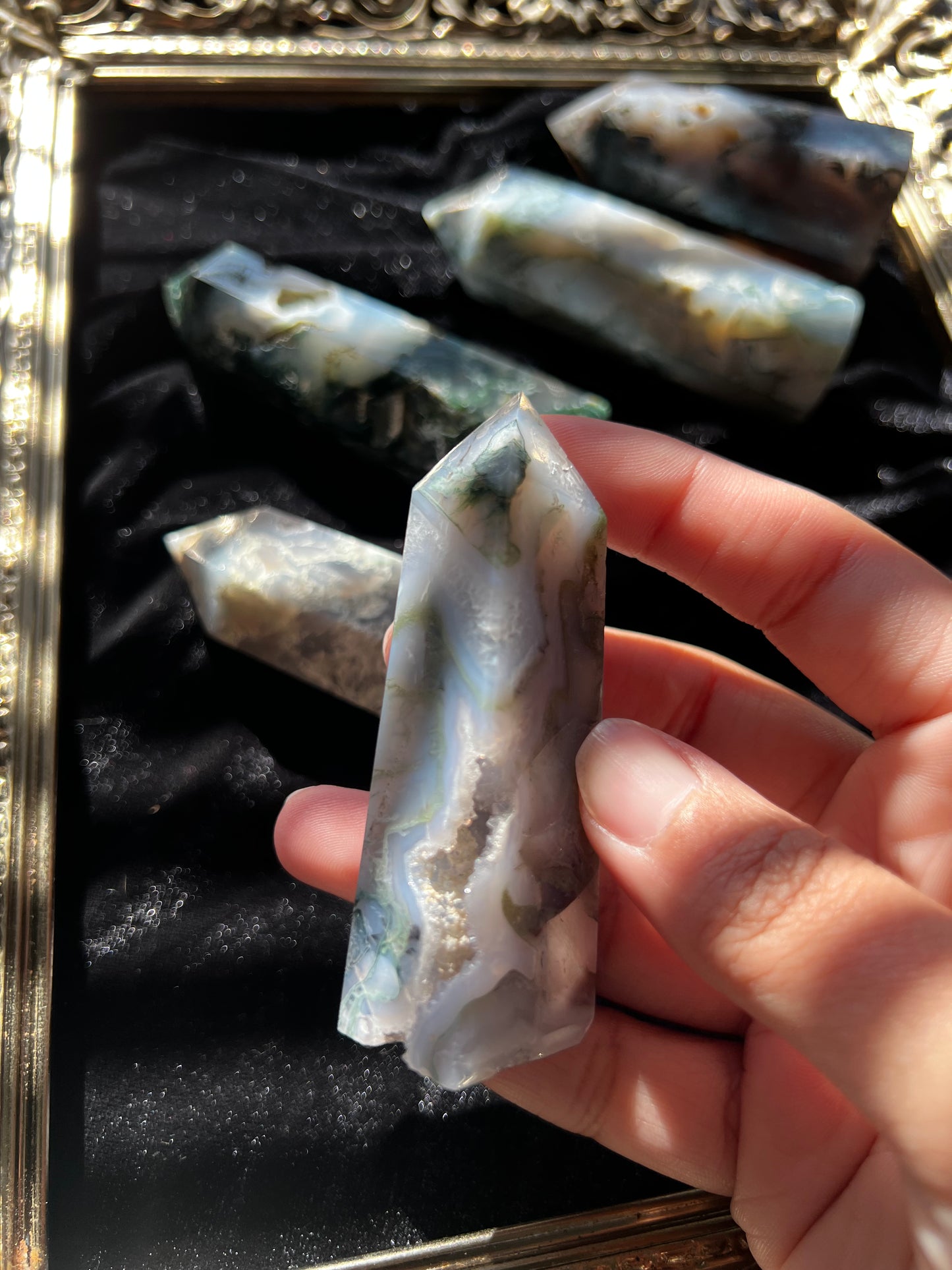 Moss Agate Towers