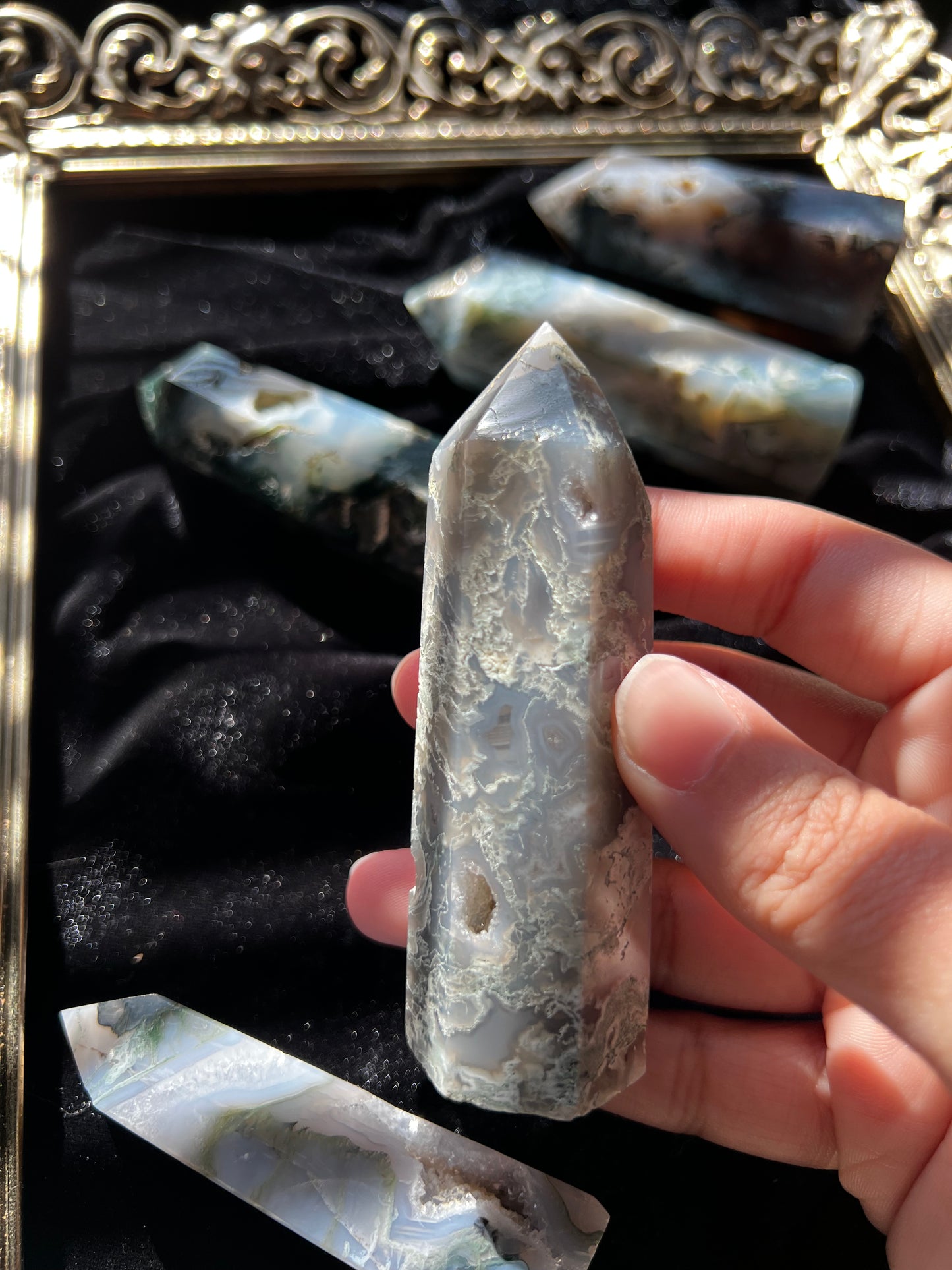 Moss Agate Towers