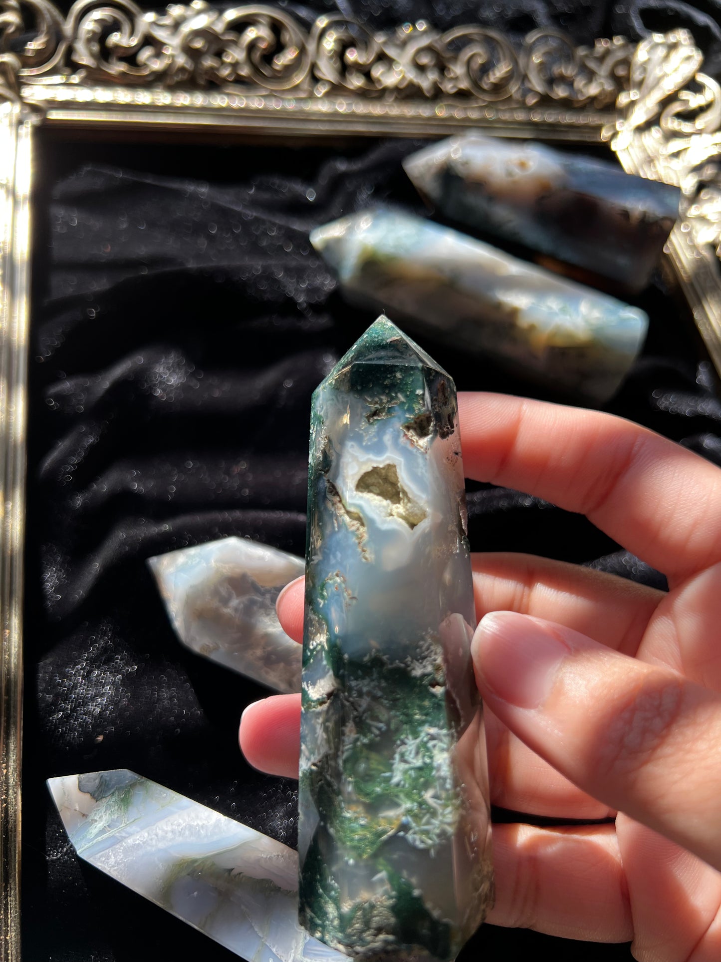 Moss Agate Towers