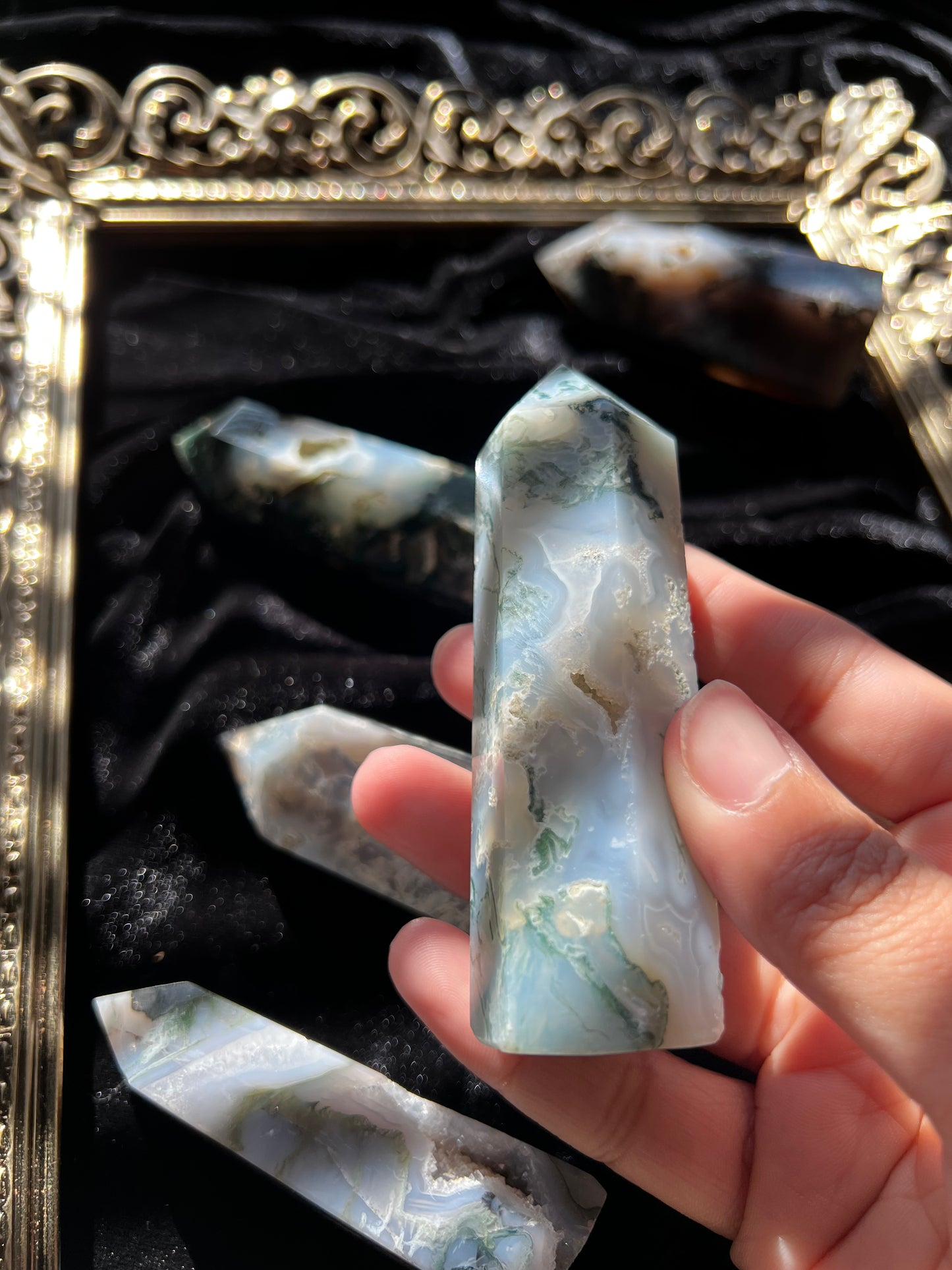 Moss Agate Towers