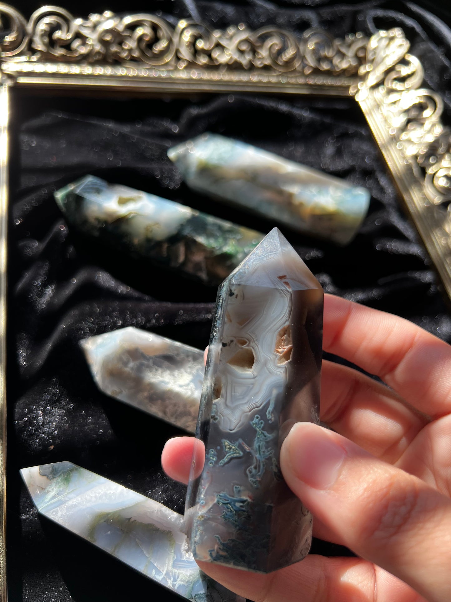 Moss Agate Towers